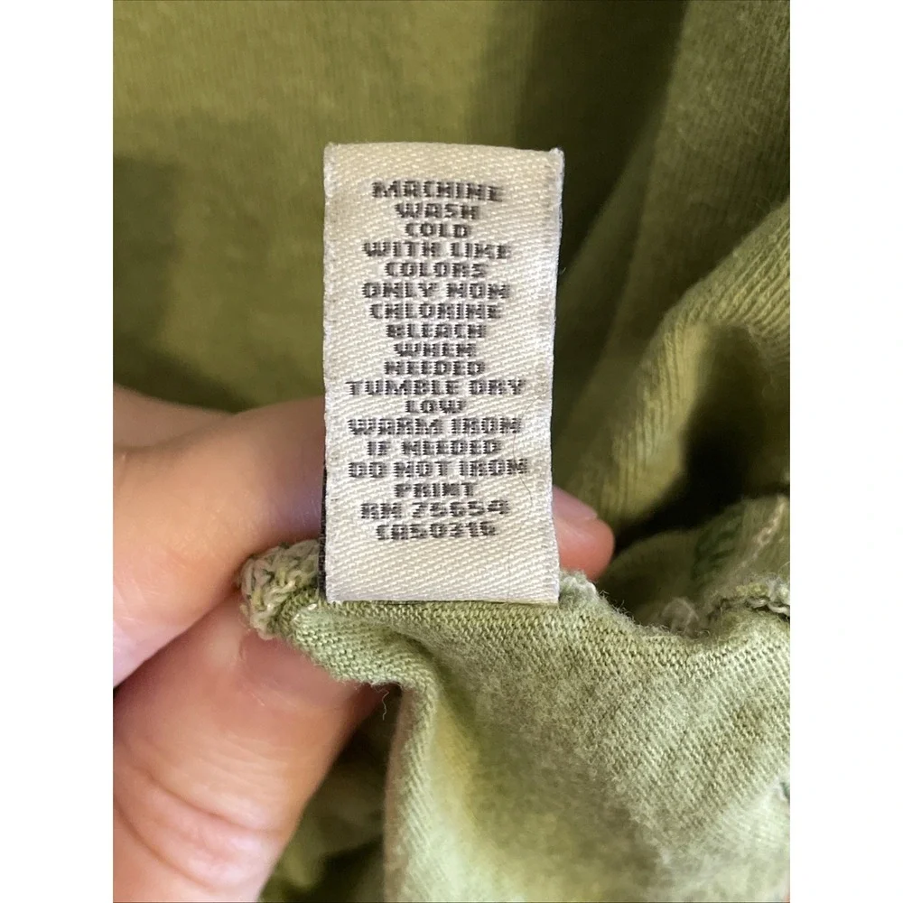 Junior's Abercrombie T-Shirt New York Moose VTG Green Size Large - Picture 4 of 6